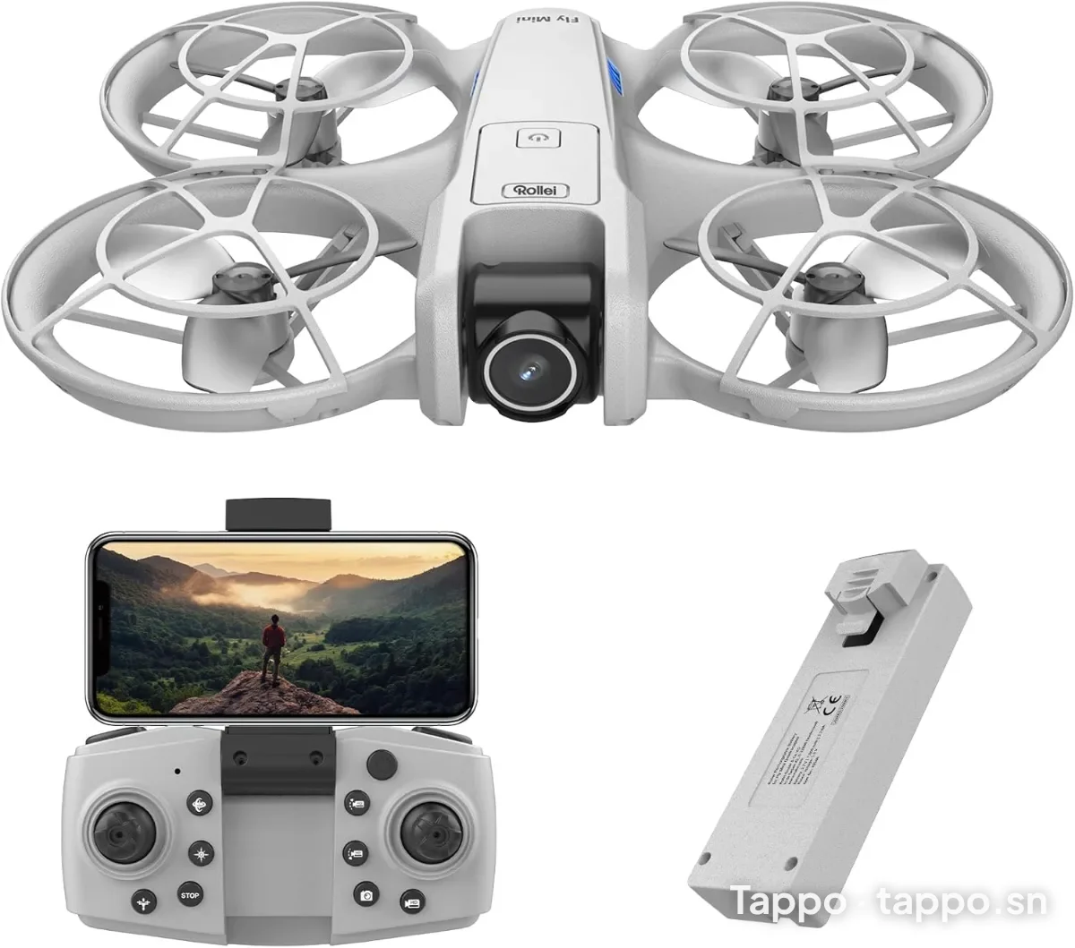 Mini Drone Rollei Fly Caméra 720P Quadricoptère Neuf