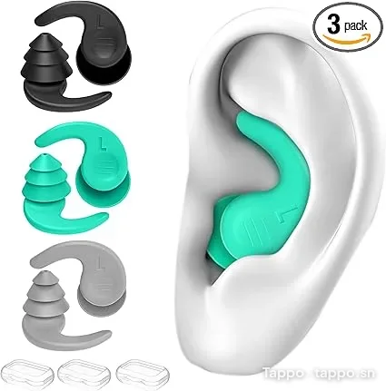 Bouchons d'oreilles en silicone pour natation et sports nautiques