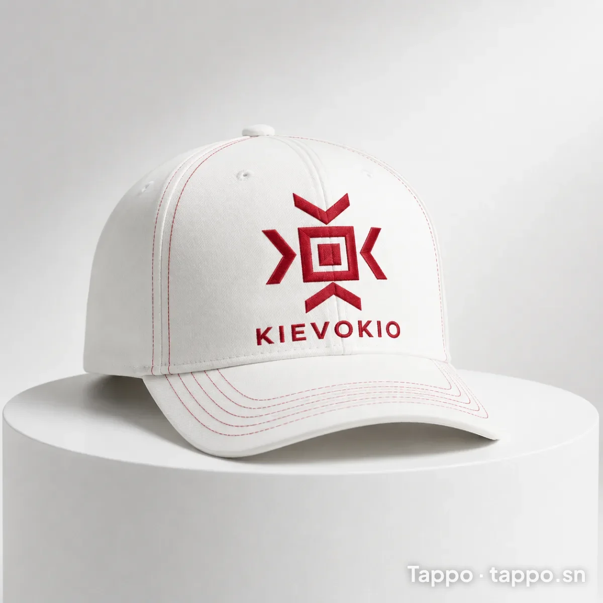 Casquette blanche KIEVOKIO style épuré