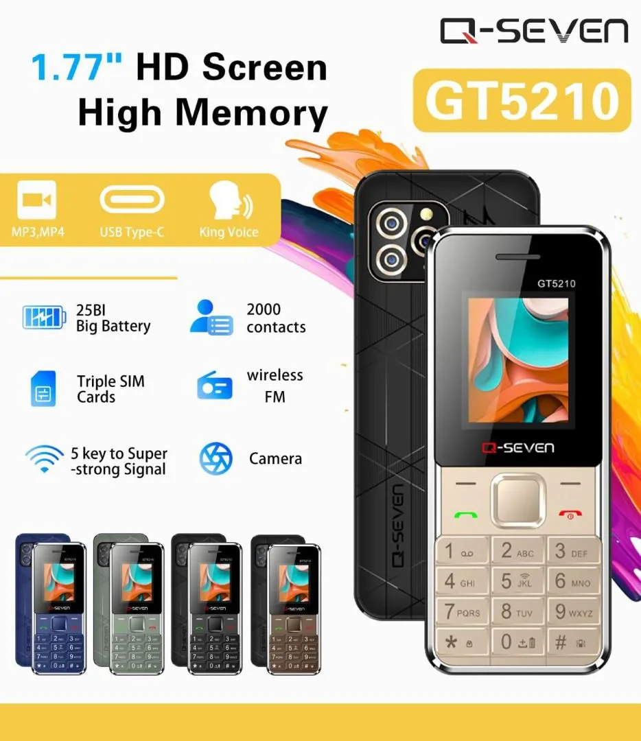 Téléphone Portable Triple Sims