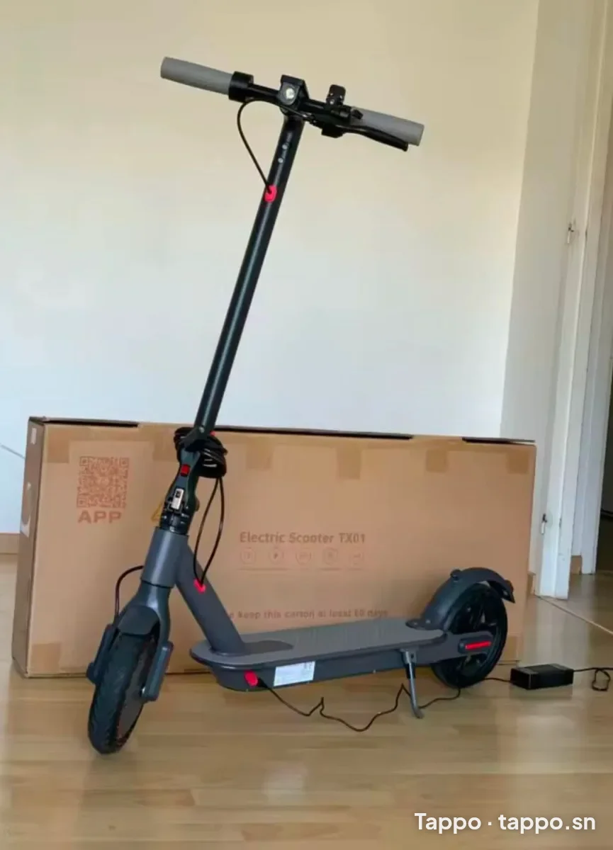 Trottinette électrique TX01 avec chargeur et emballage