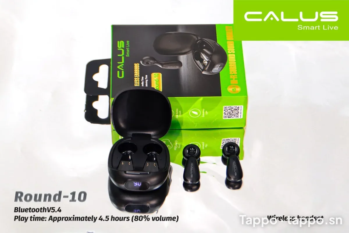 Écouteurs sans fil Calus Round-10 Bluetooth V5.4