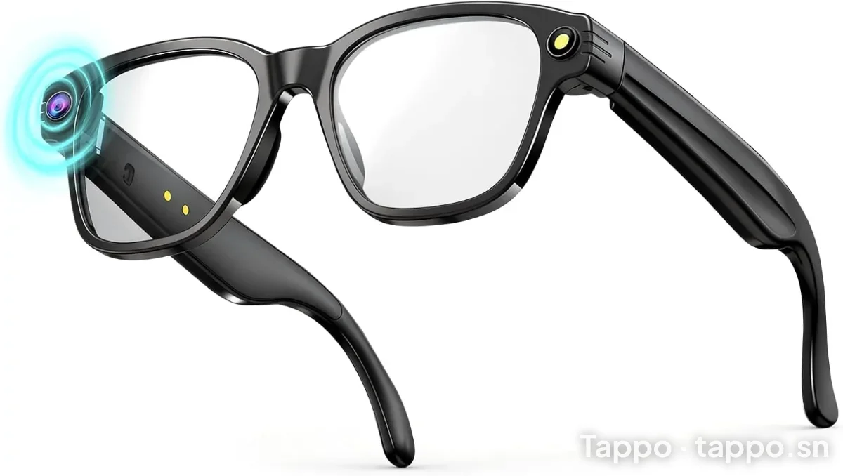 Lunettes intelligentes AI Hocomay Caméra 4K 8MP