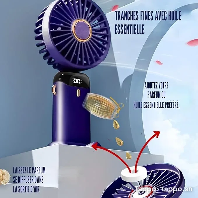 Mini Ventilateur Diffuseur d'Huiles Essentielles
