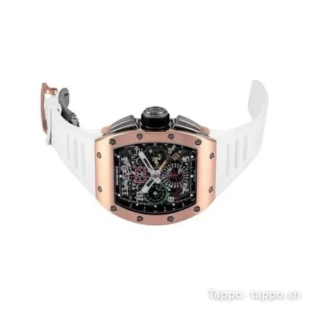 Montre style luxe bracelet blanc